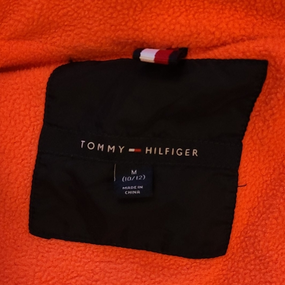Tommy Hilfiger Boy's Blue & Orange Coat Medium - Picture 6 of 10